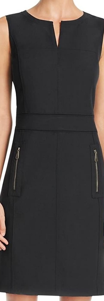 Tory Burch black sleeveless sheath dress XS